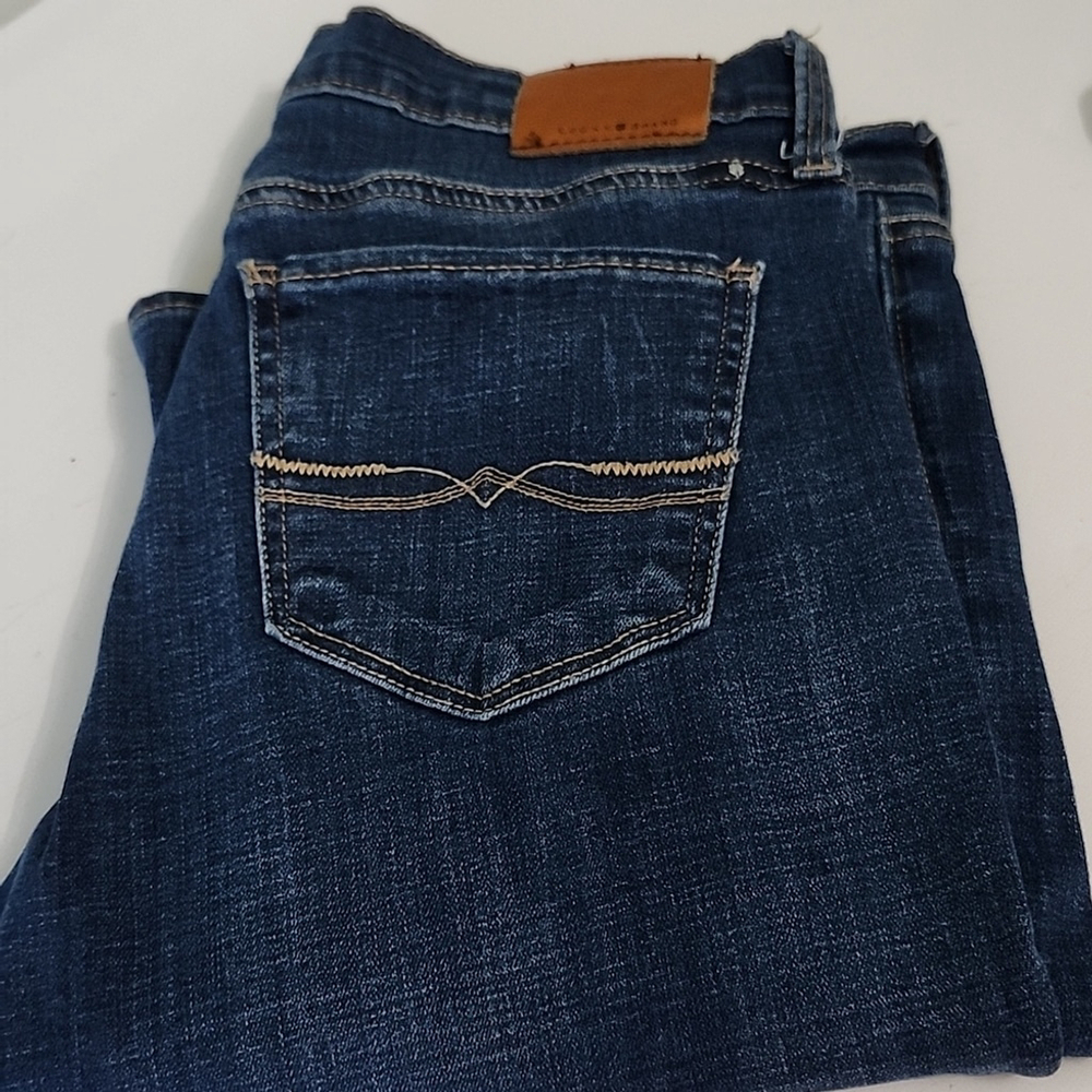 Lucky Brand Charlie Skinny Dark Blue Jeans